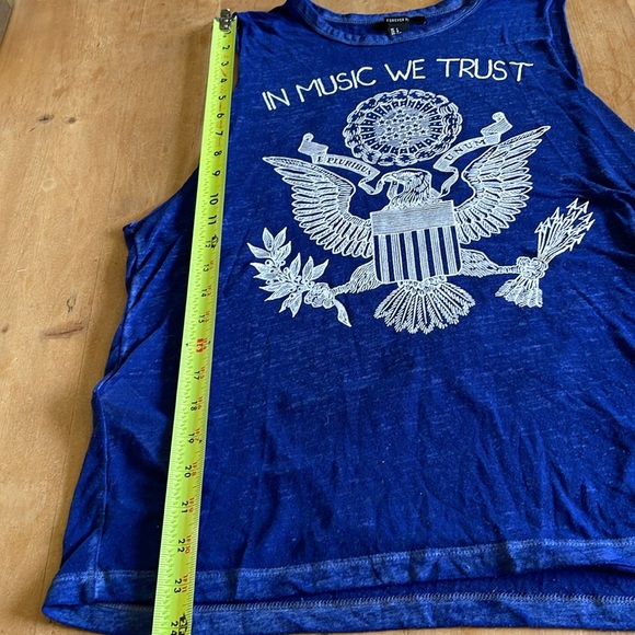 Forever 21 Burnout Tank LARGE - Picture 4 of 8